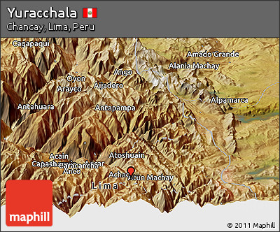 Satellite Panoramic Map of Yuracchala
