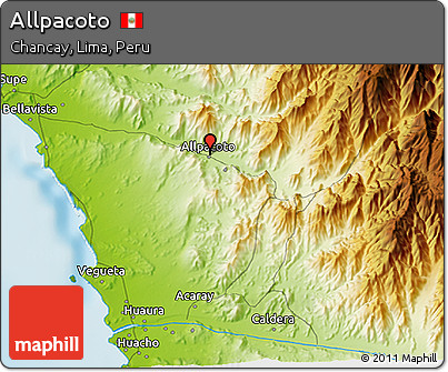 Physical 3D Map of Allpacoto