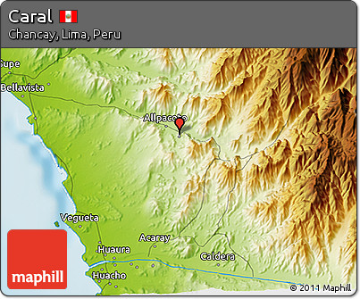 Physical 3D Map of Caral