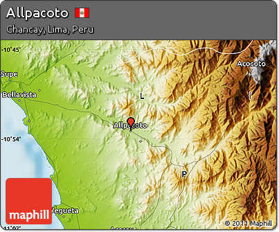 Physical Map of Allpacoto