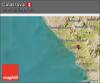 Satellite 3D Map of Calatrava