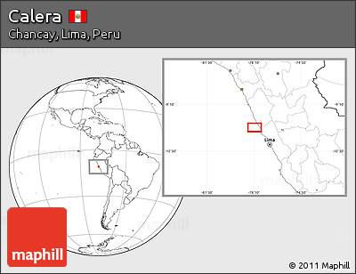 Blank Location Map of Calera