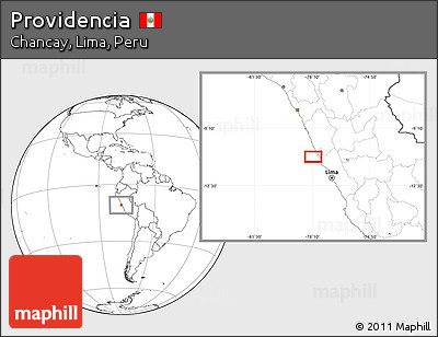 Blank Location Map of Providencia