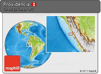 Physical Location Map of Providencia
