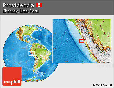Physical Location Map of Providencia