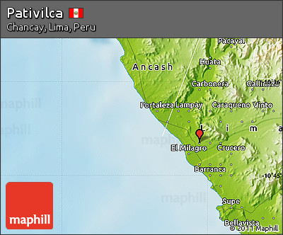Physical Map of Pativilca