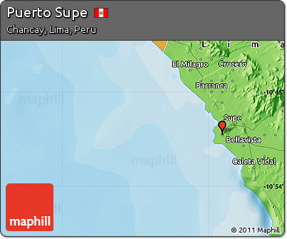 Political Map of Puerto Supe