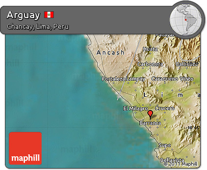 Satellite Map of Arguay