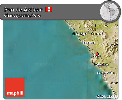 Satellite Map of Pan De Azúcar