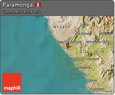 Satellite Map of Paramonga
