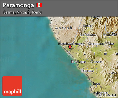 Satellite Map of Paramonga