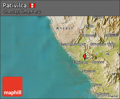 Satellite Map of Pativilca