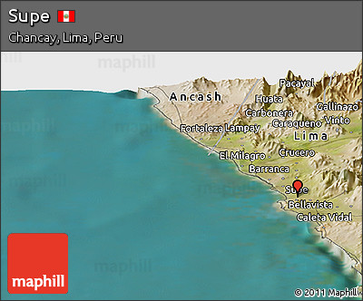 Satellite Panoramic Map of Supe