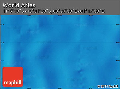 Physical Map of the Area around 10° 48' 54" S, 80° 49' 29" E