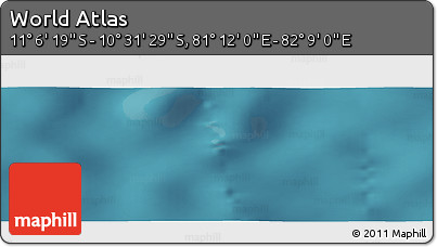 Satellite Panoramic Map of the Area around 10° 48' 54" S, 81° 40' 30" E