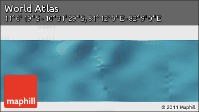 Satellite Panoramic Map of the Area around 10° 48' 54" S, 81° 40' 30" E