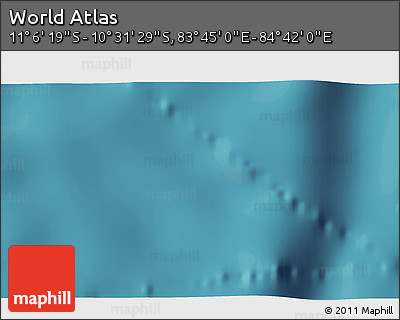 Satellite 3D Map of the Area around 10° 48' 54" S, 84° 13' 29" E