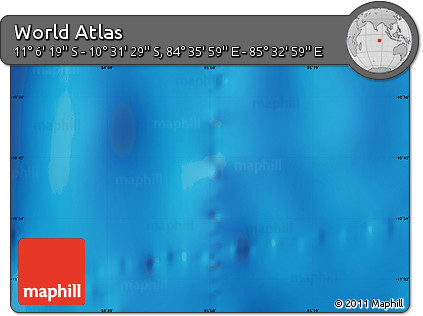 Physical Map of the Area around 10° 48' 54" S, 85° 4' 29" E