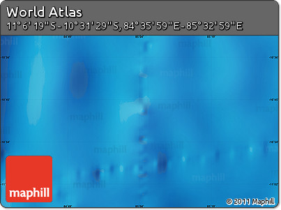 Physical Map of the Area around 10° 48' 54" S, 85° 4' 29" E