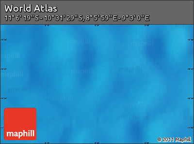 Physical Map of the Area around 10° 48' 54" S, 8° 34' 29" E