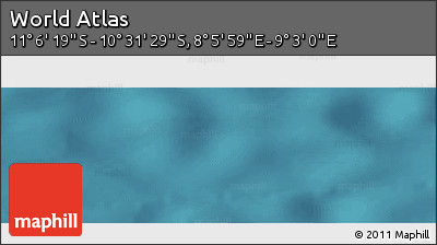 Satellite Panoramic Map of the Area around 10° 48' 54" S, 8° 34' 29" E