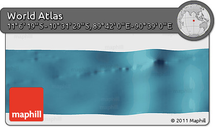 Satellite Panoramic Map of the Area around 10° 48' 54" S, 90° 10' 30" E