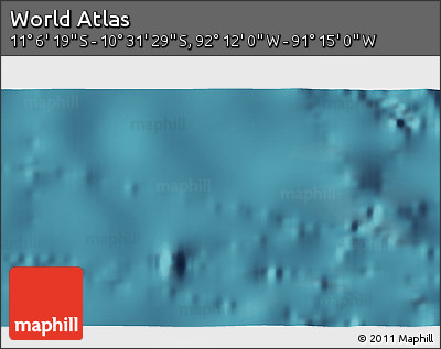 Satellite 3D Map of the Area around 10° 48' 54" S, 91° 43' 29" W