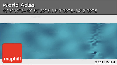 Satellite Panoramic Map of the Area around 10° 48' 54" S, 93° 34' 29" E