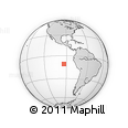 Outline Map of the Area around 10° 48' 54" S, 93° 25' 30" W, rectangular outline
