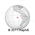 Outline Map of the Area around 10° 48' 54" S, 96° 49' 29" W, rectangular outline
