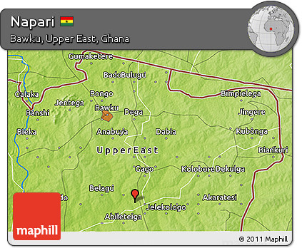 Physical 3D Map of Napari