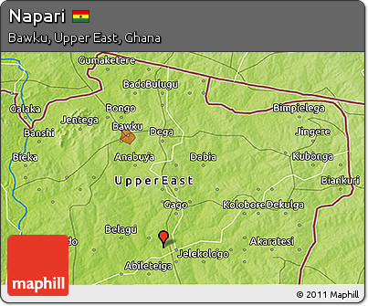 Physical 3D Map of Napari