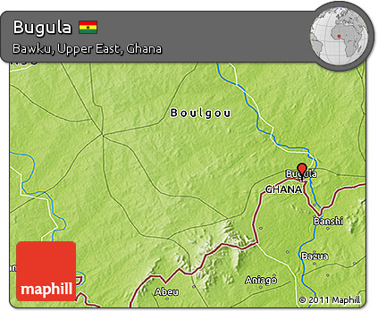 Physical 3D Map of Bugula