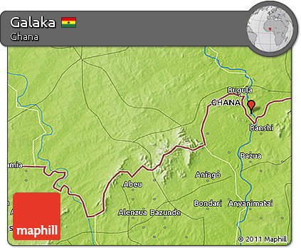 Physical 3D Map of Galaka