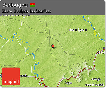 Physical 3D Map of Badougou