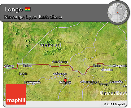 Satellite 3D Map of Longo