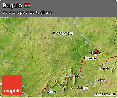 Satellite 3D Map of Bugula