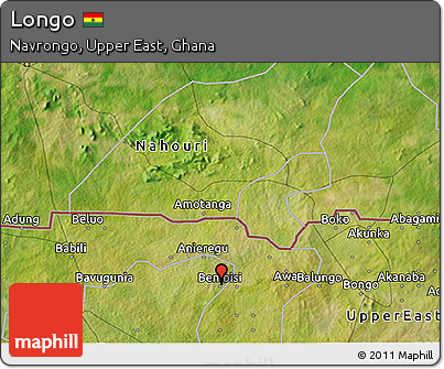 Satellite 3D Map of Longo