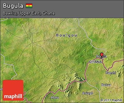 Satellite 3D Map of Bugula