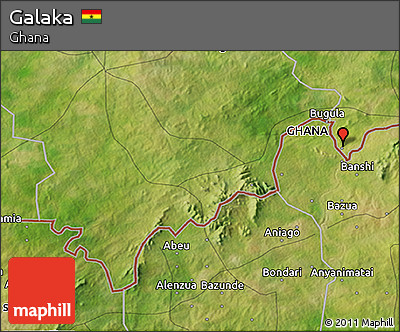 Satellite 3D Map of Galaka