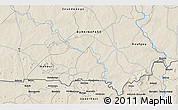 Shaded Relief 3D Map of Tangassoko