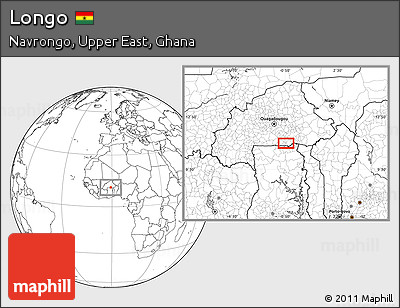 Blank Location Map of Longo