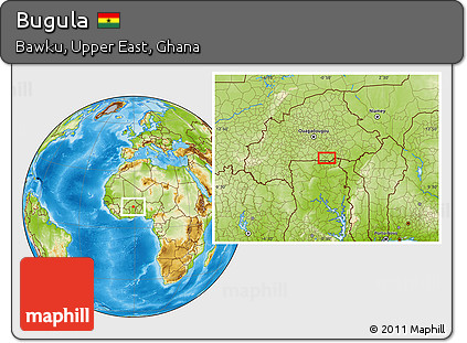 Physical Location Map of Bugula