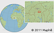 Savanna Style Location Map of Kulumasa