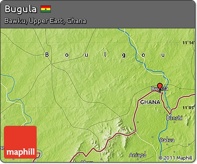 Physical Map of Bugula