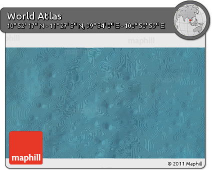 Satellite 3D Map of the Area around 11° 9' 41" N, 100° 22' 30" E
