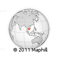 Outline Map of Phumĭ Rôka Thum, rectangular outline