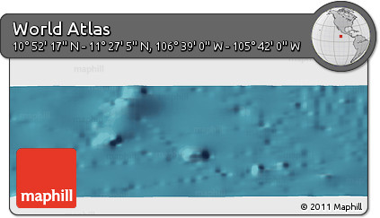 Satellite Panoramic Map of the Area around 11° 9' 41" N, 106° 10' 30" W