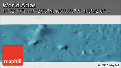 Satellite Panoramic Map of the Area around 11° 9' 41" N, 106° 10' 30" W
