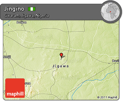 Physical 3D Map of Jingino